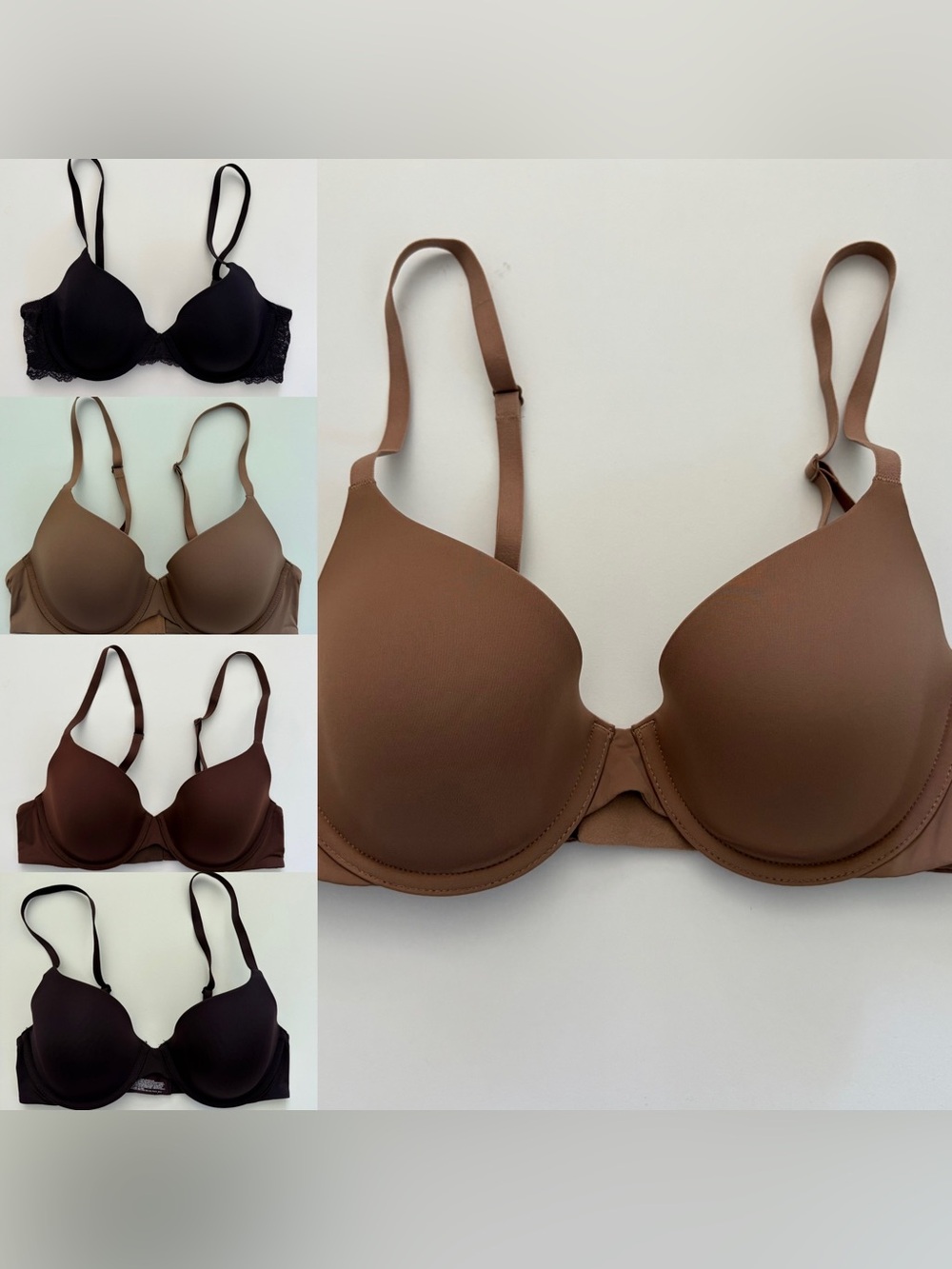 Gap 5-Pack T-Shirt Bras – Size 34B – Excellent Condition